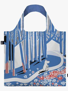 LOQI MOOMIN Blue Forest Recycled Bag